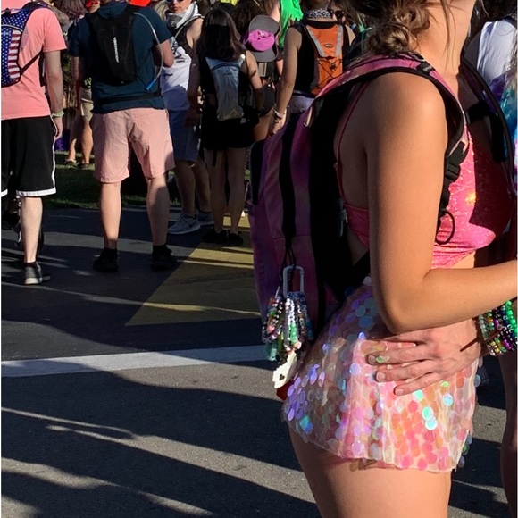 Glitchin’ Glam Sequin Skirt - Picture 5 of 6